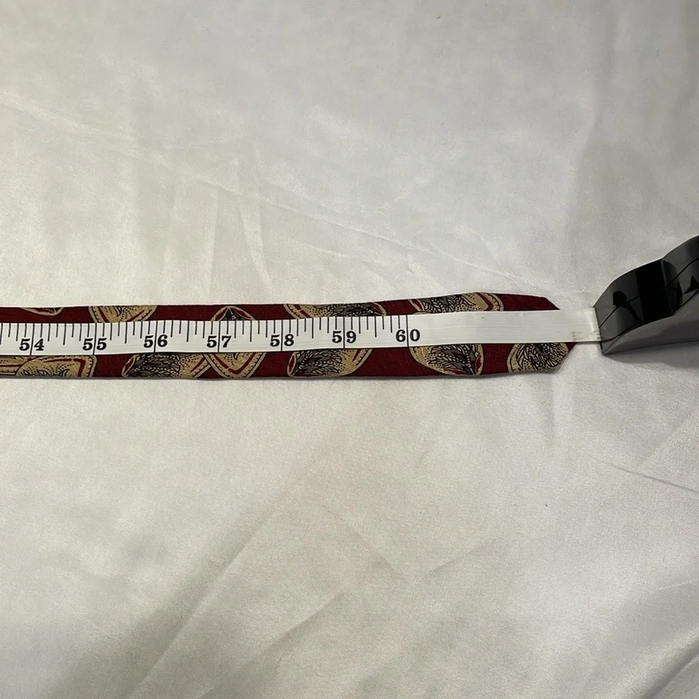 Innocenti Italy Maroon‎ and Floral Tie Men's Accessories Formal Business Casual